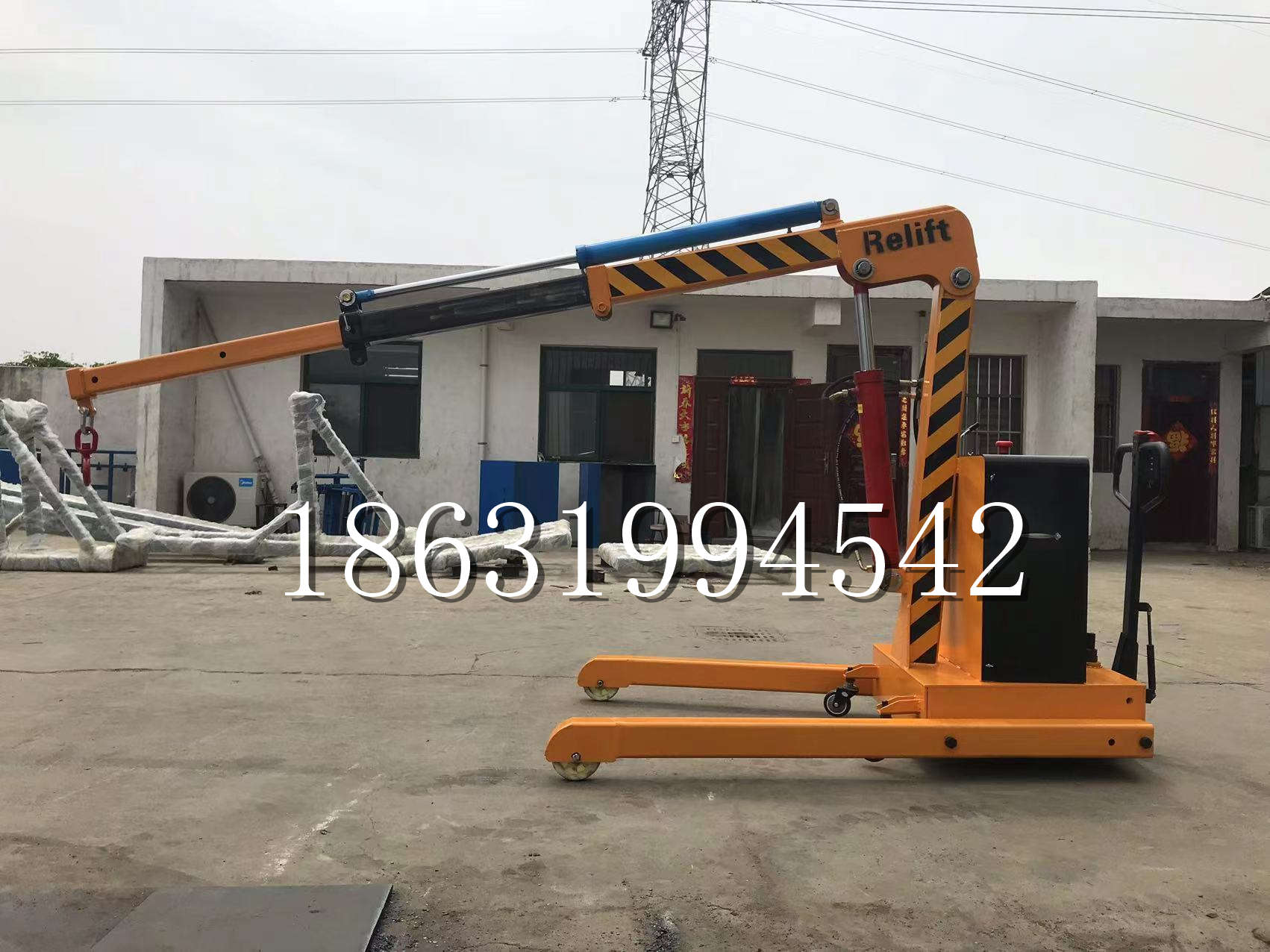 临西县久征定做3吨三轮随车吊 农用园林绿化移树吊 平板工程用小吊机