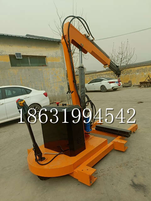 临西县自卸车厢随车吊 自制轮式四不像起重机 四驱平板吊 5吨 贵盛